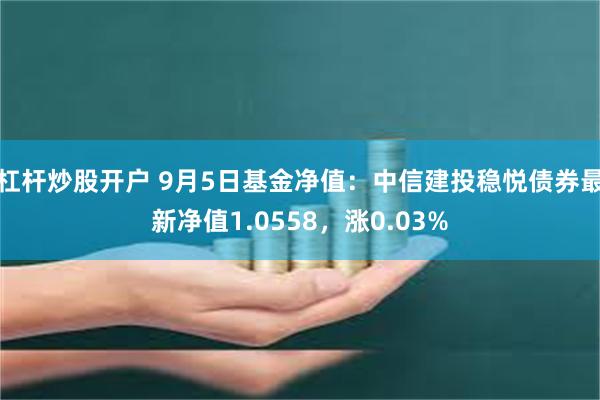 杠杆炒股开户 9月5日基金净值：中信建投稳悦债券最新净值1.0558，涨0.03%